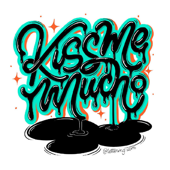 Lucía Types 西班牙字體藝術(shù)家的創(chuàng)意手寫(xiě)英文字體設(shè)計(jì)